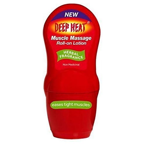 SIX Packs of Deep Heat Muscle Massage Roll-On Lotion 50ml