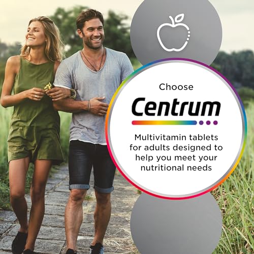 Centrum Advance Multivitamin Tablets for Men and Women, 100 Tablets, Vitamins with 24 Essential Nutrients, including Vitamin C, D, and Zinc