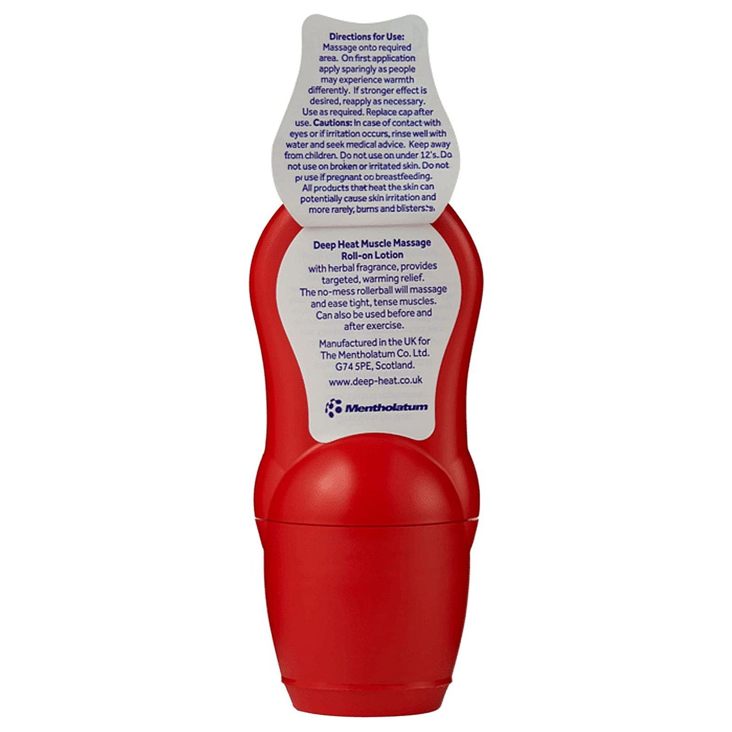 SIX Packs of Deep Heat Muscle Massage Roll-On Lotion 50ml