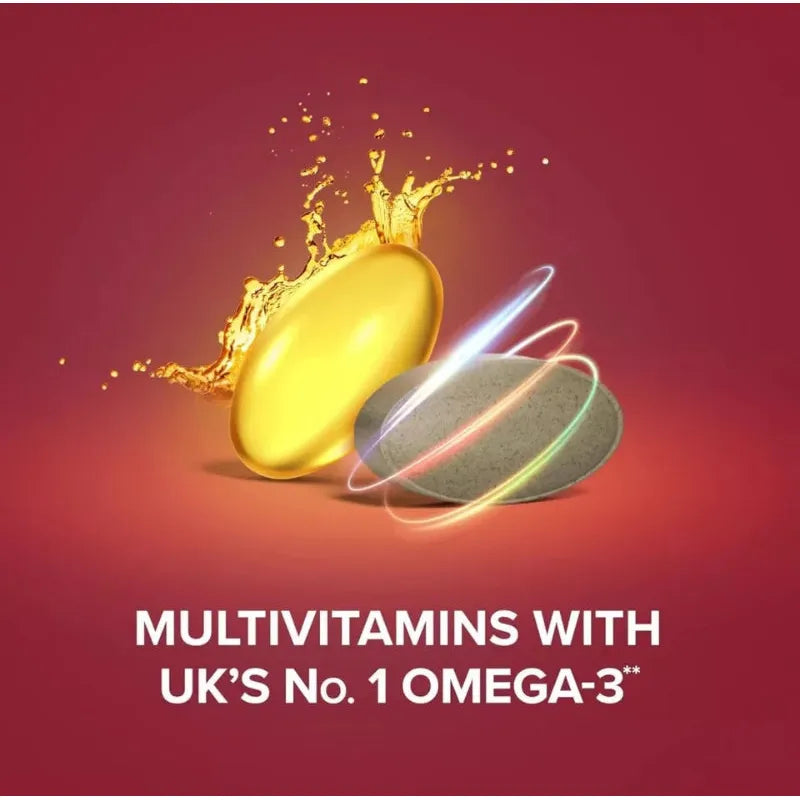 Seven Seas Omega-3 & Multivitamins Man, With B Vitamins and Magnesium, 30-Day